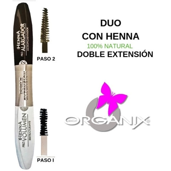 Rímel Doble Extensión Organix - 5150